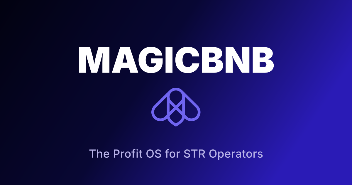 Magic Str MagicBNB | The Early-Warning System for STR Operators